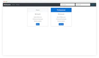 rfBoilerplate- React + Flask gallery image
