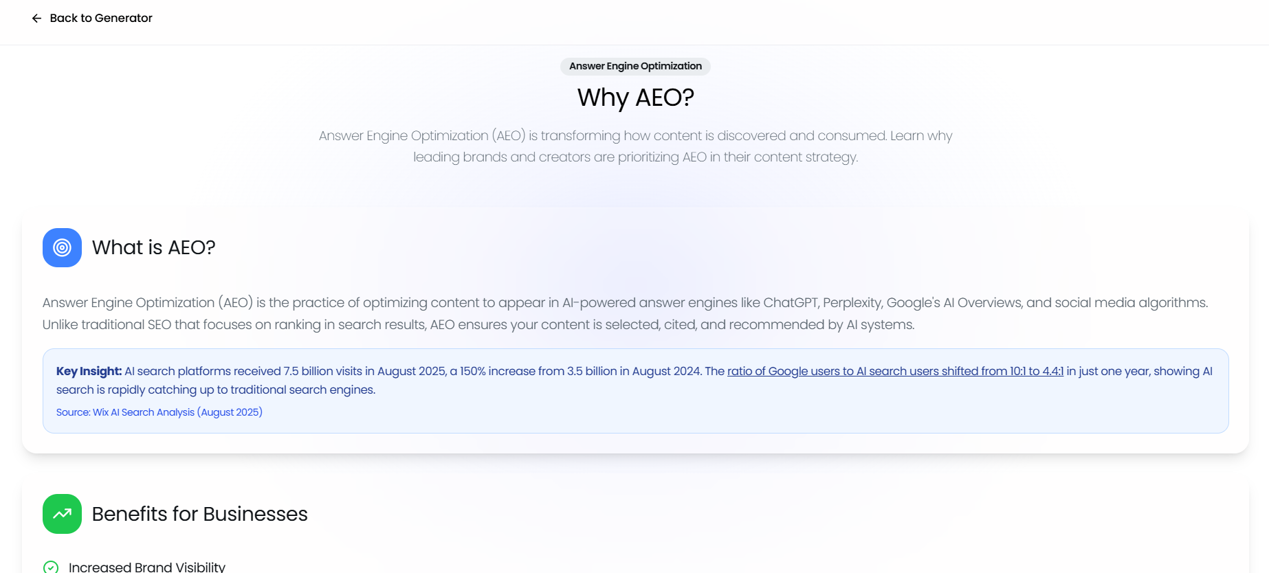 AEO Social Media Copywriter  gallery image