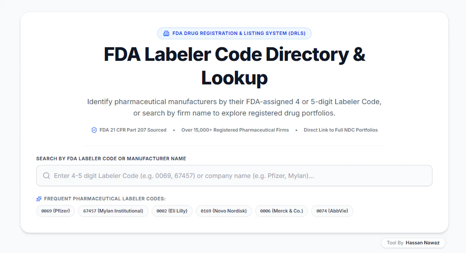 NDC Database screenshot 3