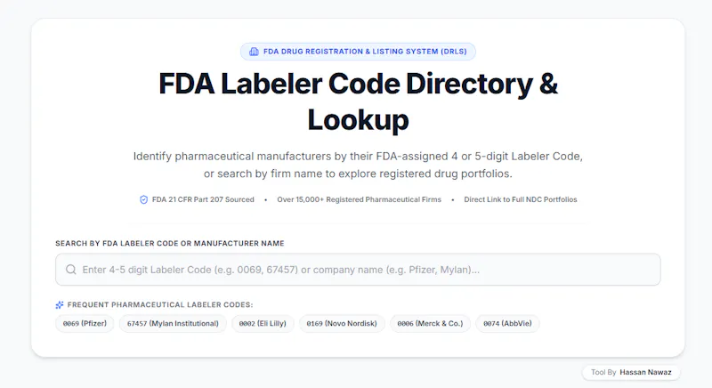 NDC Database screenshot 3