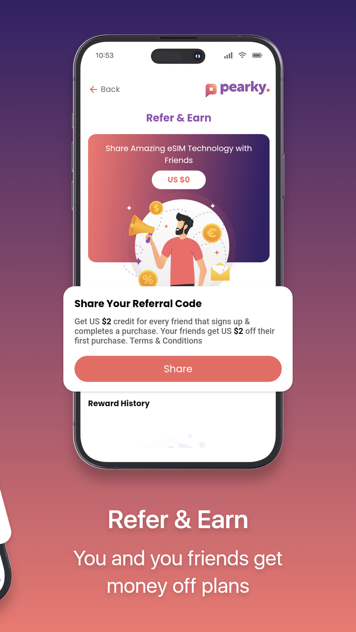 Pearky eSIM plafrom - Screenshot 3 preview