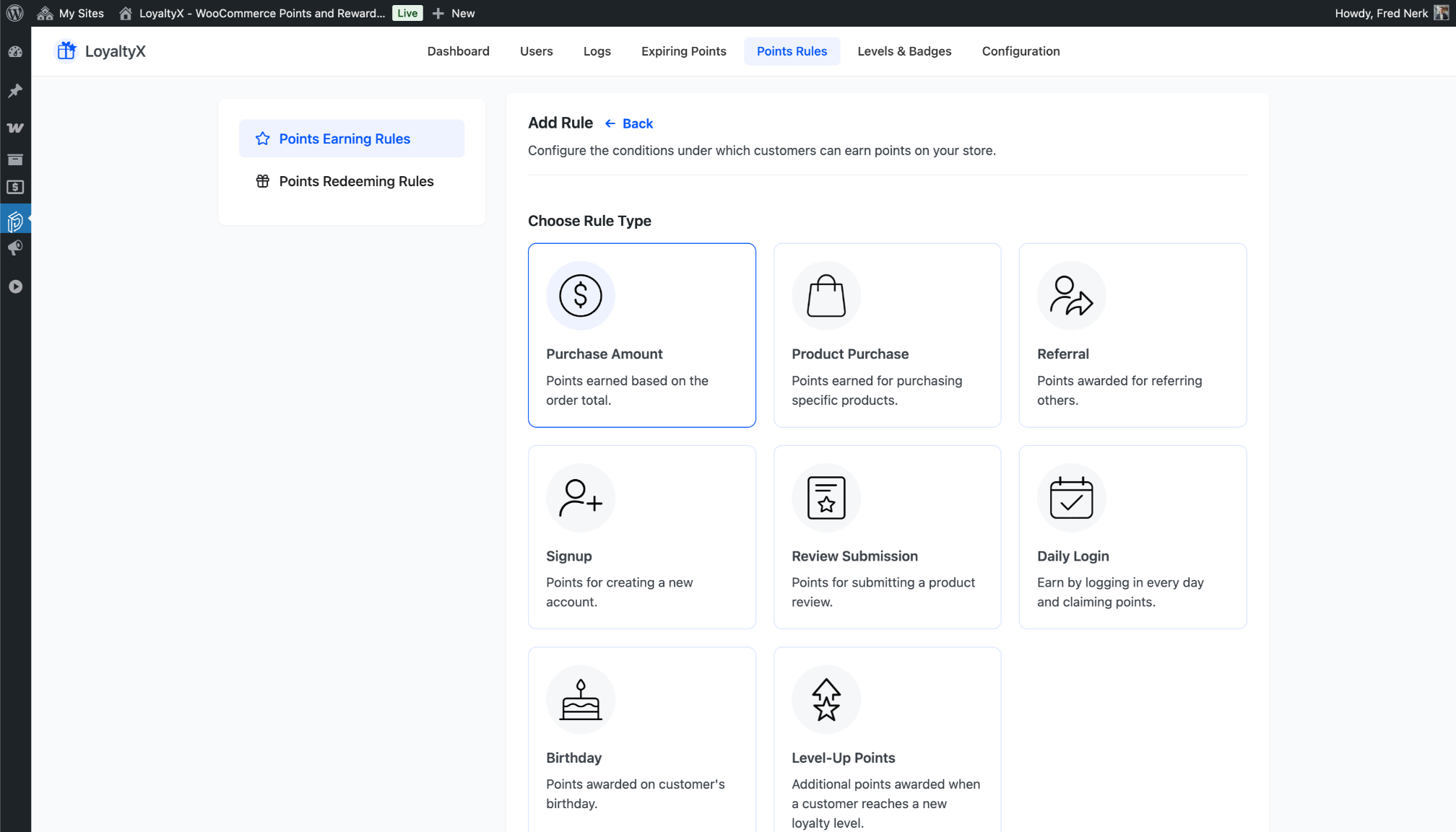 LoyaltyX – WooCommerce Points & Rewards - Screenshot 4 showing product features and functionality