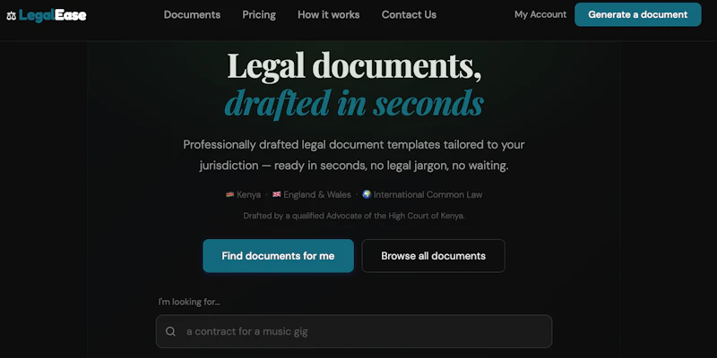 LegalEase screenshot 1