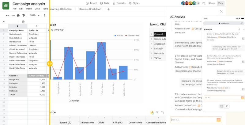 Rows Data Analyst screenshot 3