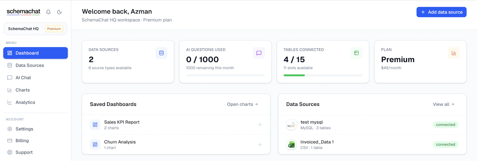 SchemaChat screenshot 3