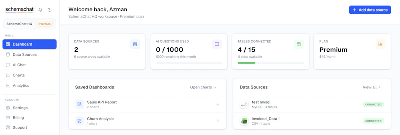 SchemaChat screenshot 3