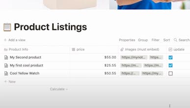 Notion Powered Ecommerce gallery image