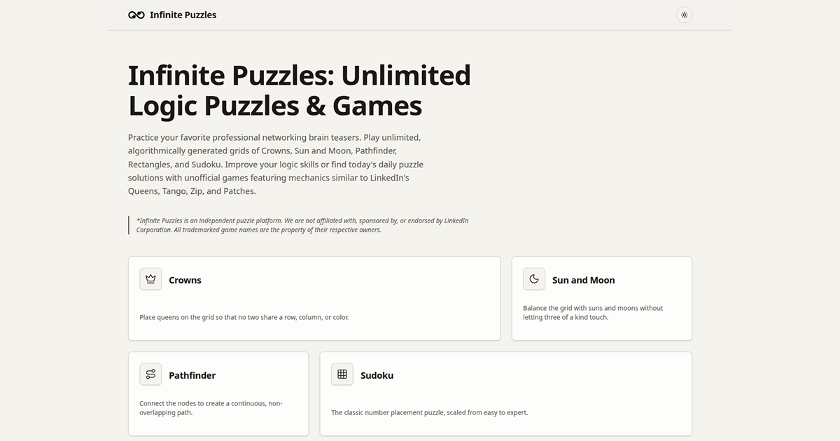 Infinite Puzzles gallery image