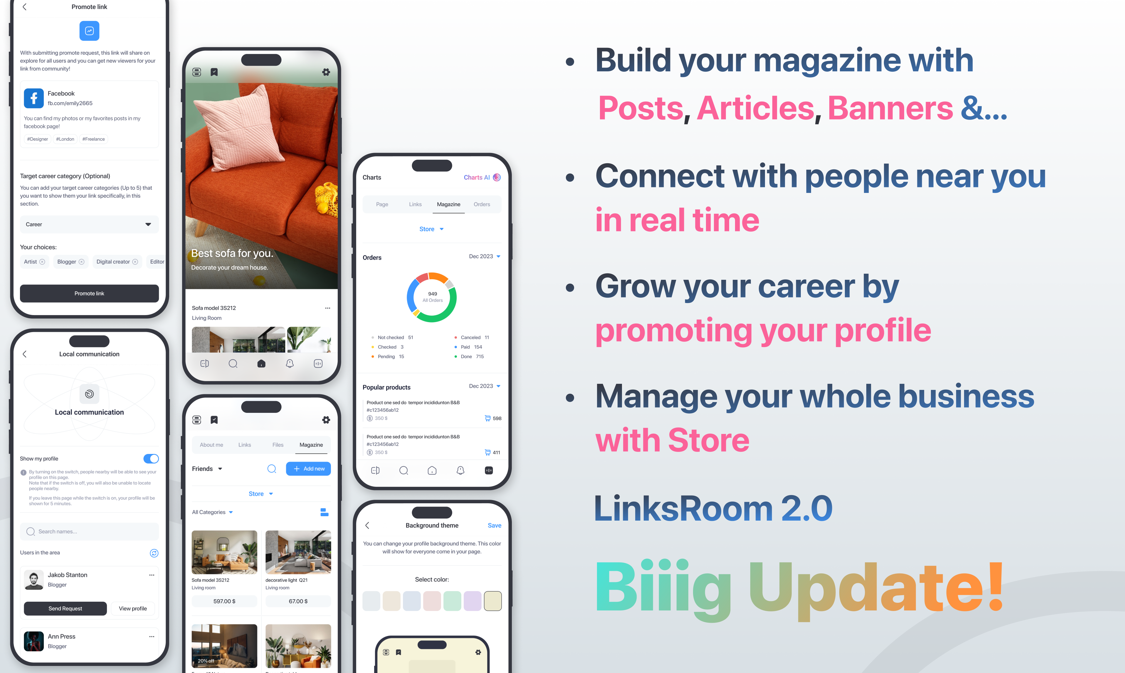 LinksRoom 2.0 - Screenshot 4 showing product features and functionality