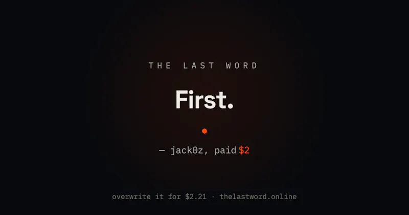THE LAST WORD screenshot 1