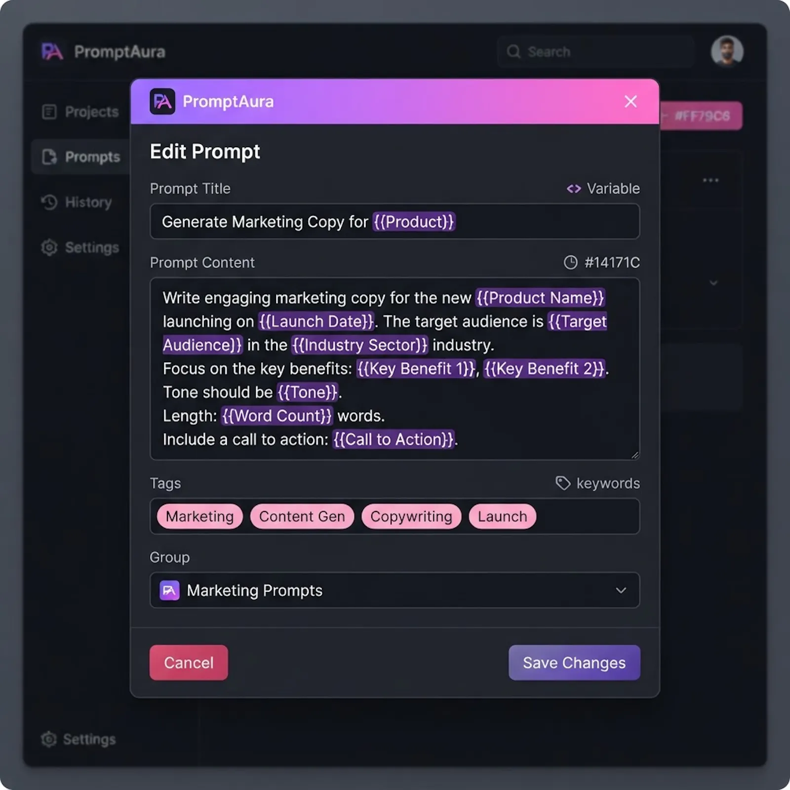 PromptAura screenshot 2