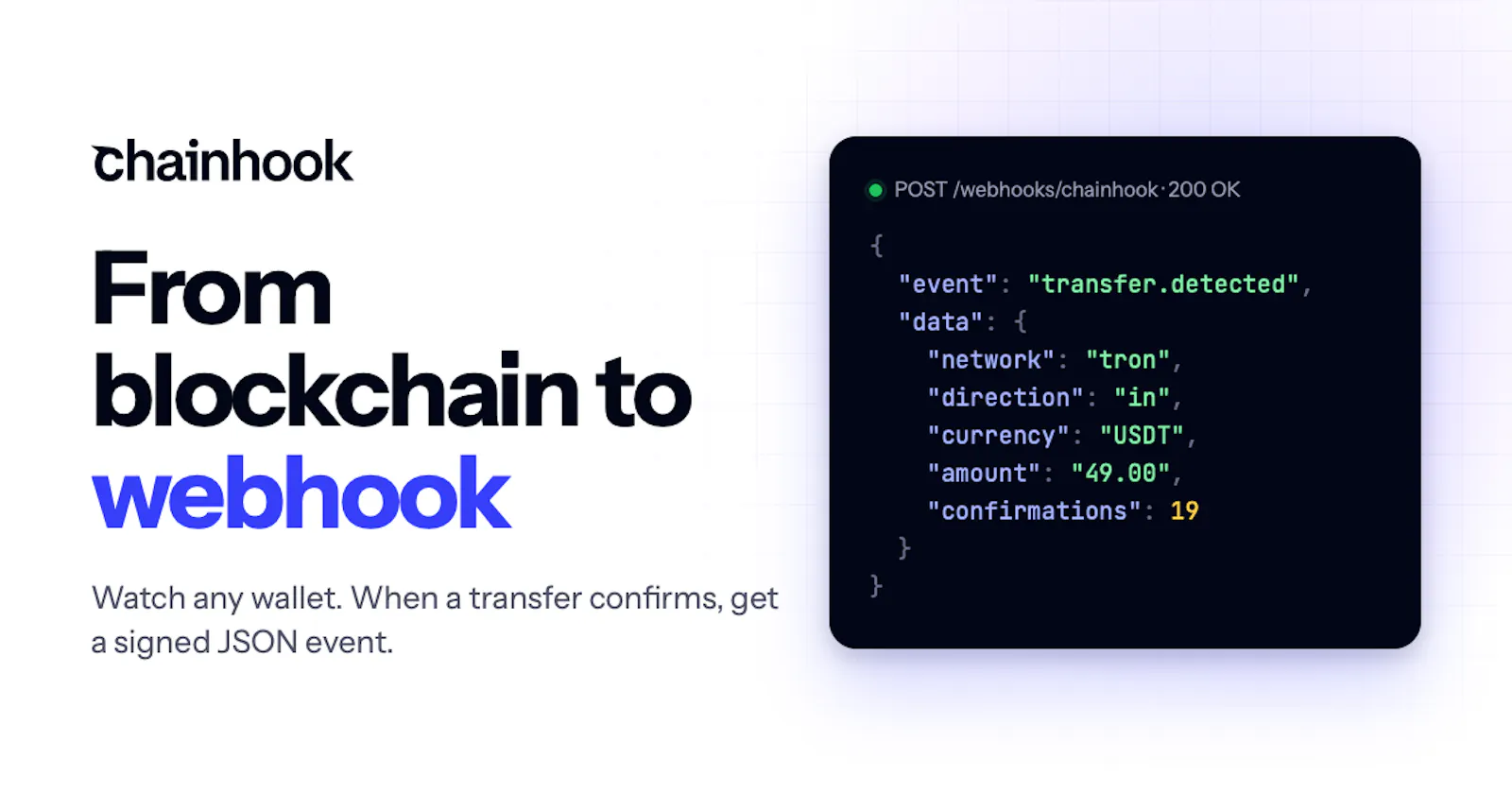 Chainhook screenshot 1