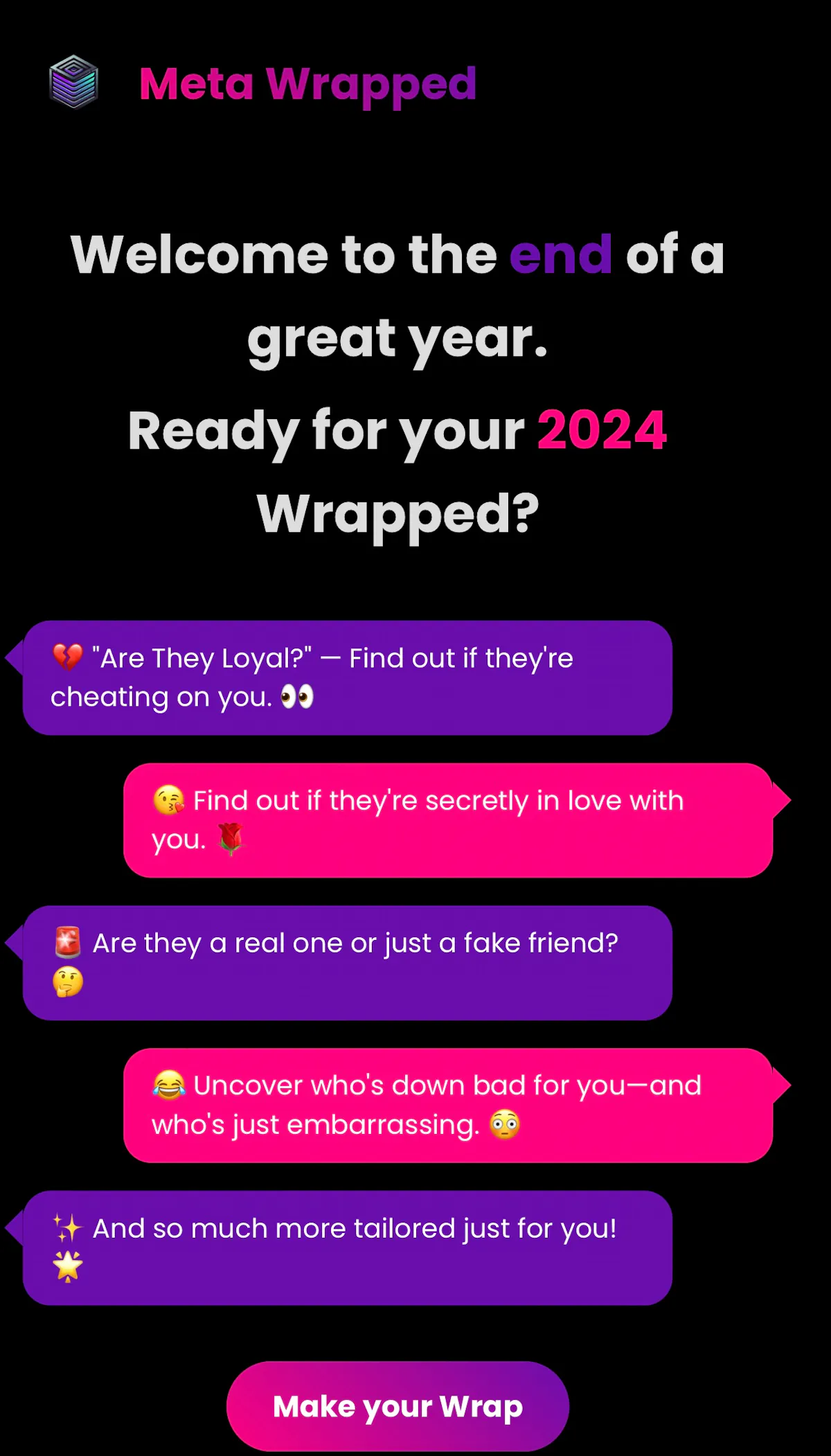 Meta Wrapped