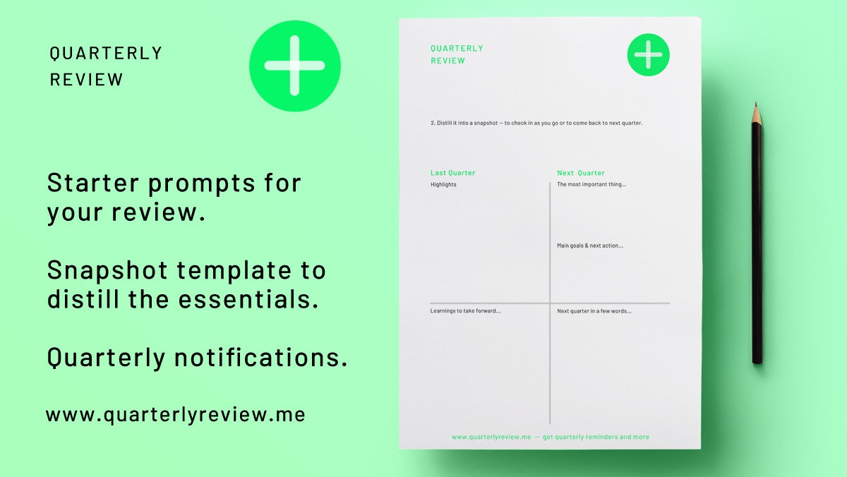 The Quarterly Review For You gallery image