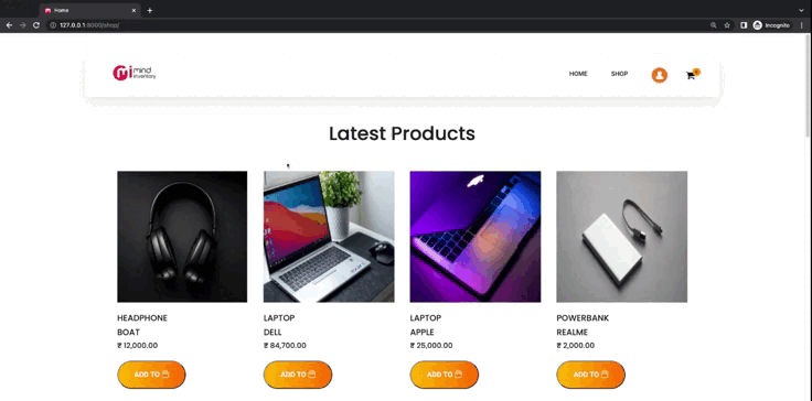 Média Application Web de commerce électronique utilisant Django - Django E Commerce Playplate 1