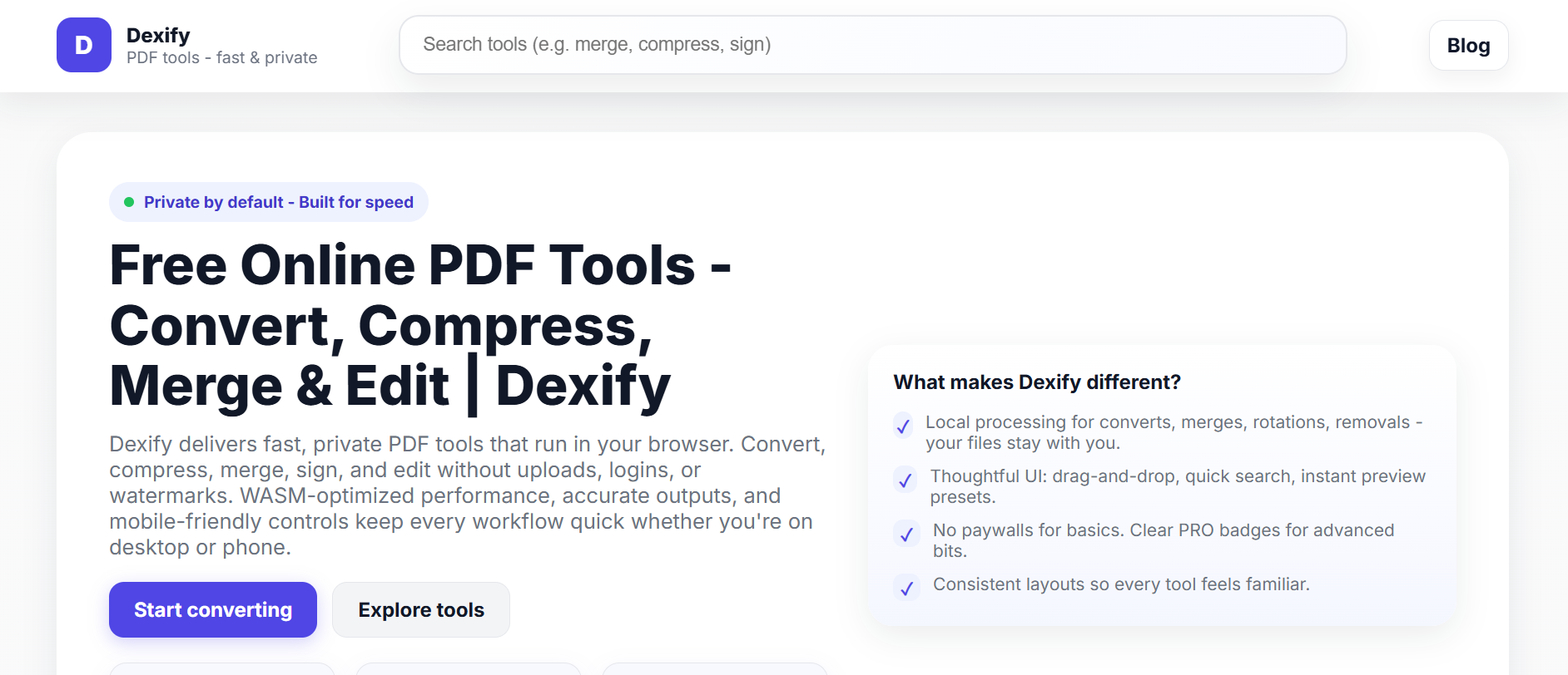 Dexify – Free PDF & File Tool gallery image