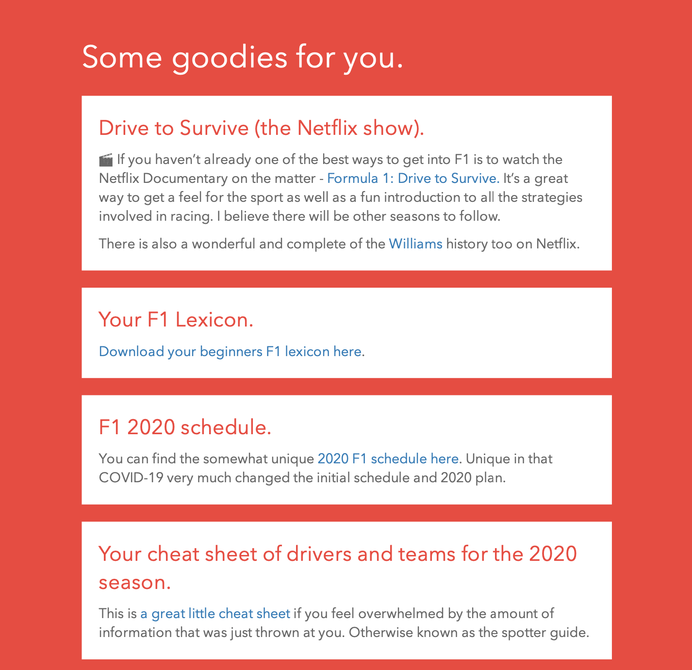 Formula One 2020 Guide gallery image