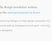 Venture by Design media 1