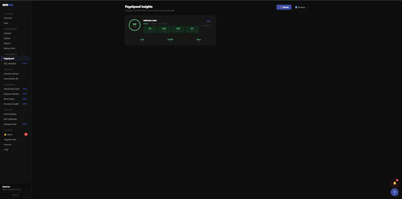 SiteOps screenshot 3