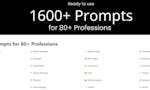 ChatGPT Prompts for 80+ Professions image