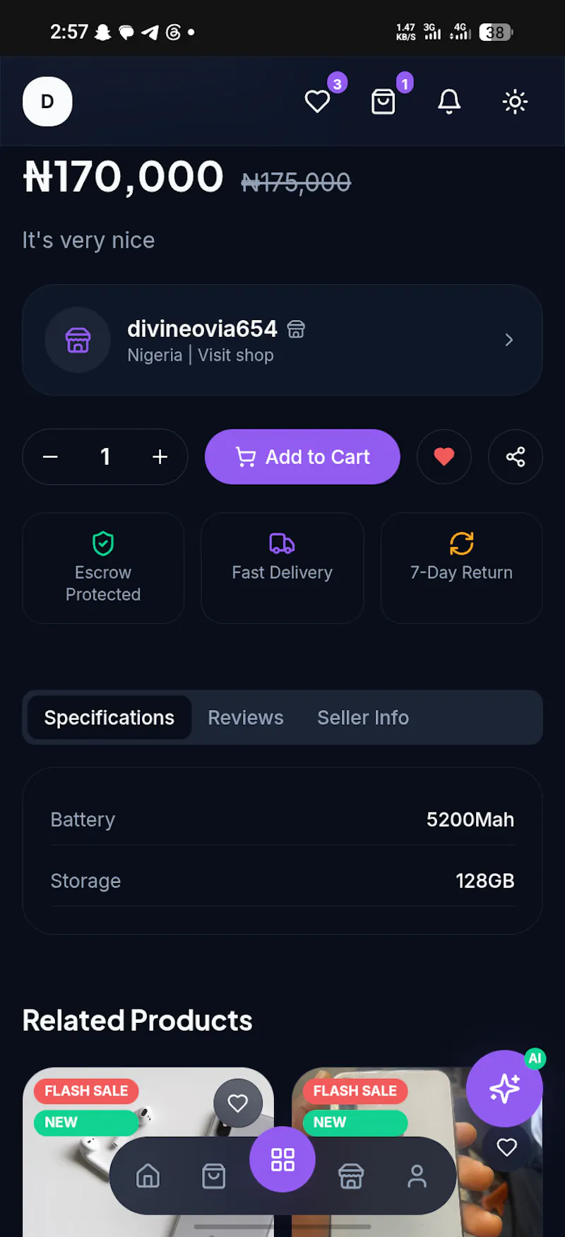 Davelex Gadgets — Buy. Sell . Deliver. screenshot 3