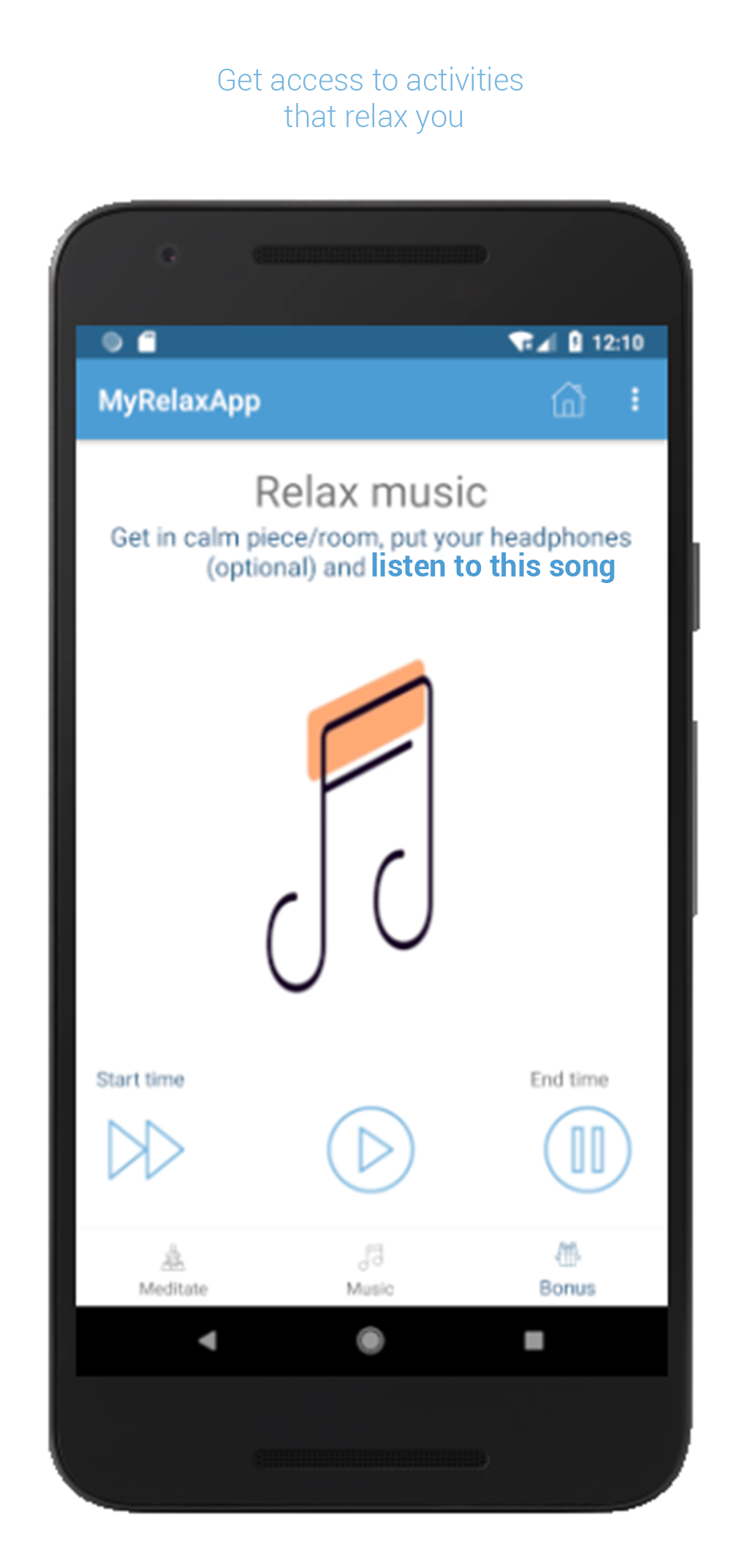 My Relax App gallery image