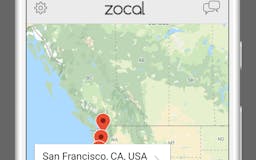Zocal - Travel based messenger media 1
