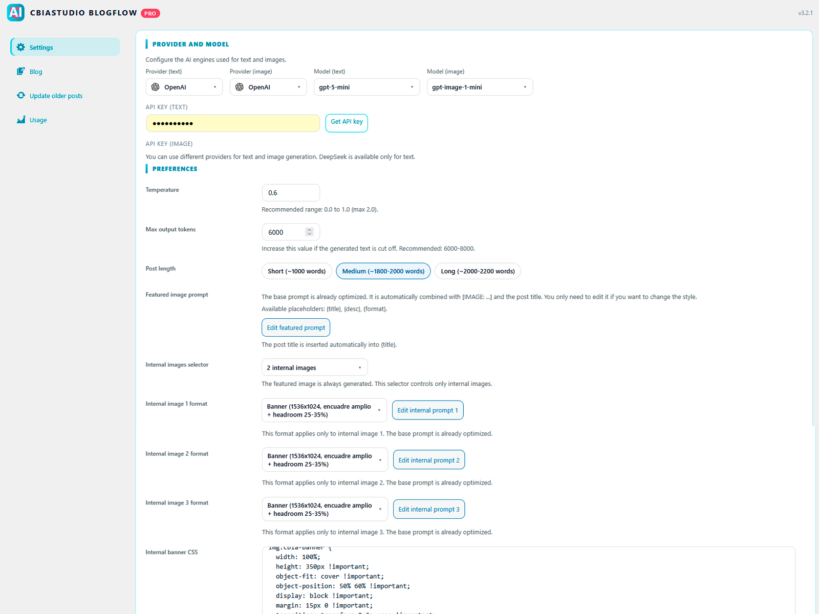 BlogFlow AI for WordPress pro gallery image