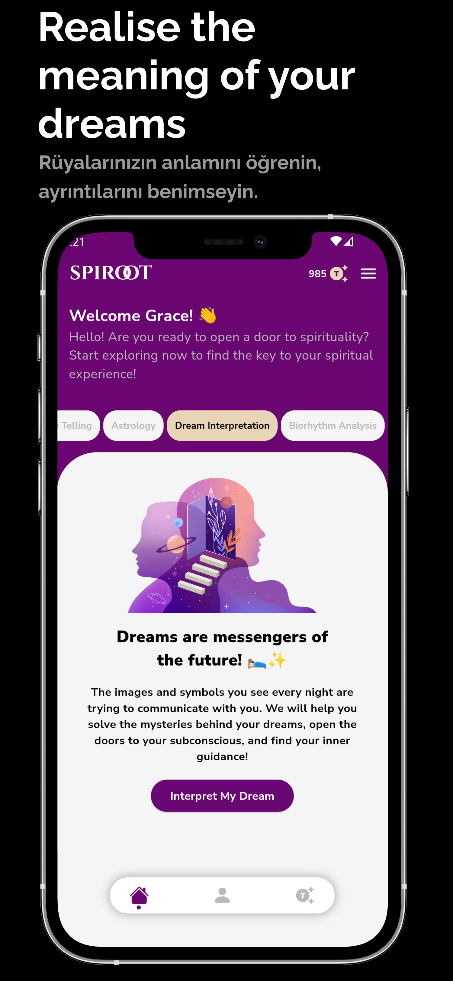 Media Giải thích Dream Chiêm tinh - Spiroot - Khám phá những giấc mơ, tarot và chiêm tinh với những hiểu biết sâu sắc. 2