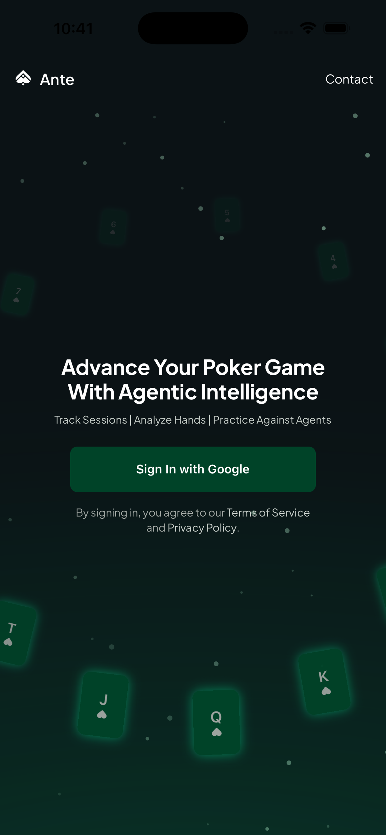 Ante - Main product screenshot demonstrating key features and user interface
