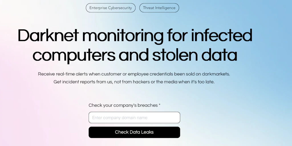 Alerts Bar:針對受感染電腦與遭竊數據的深網監測工具