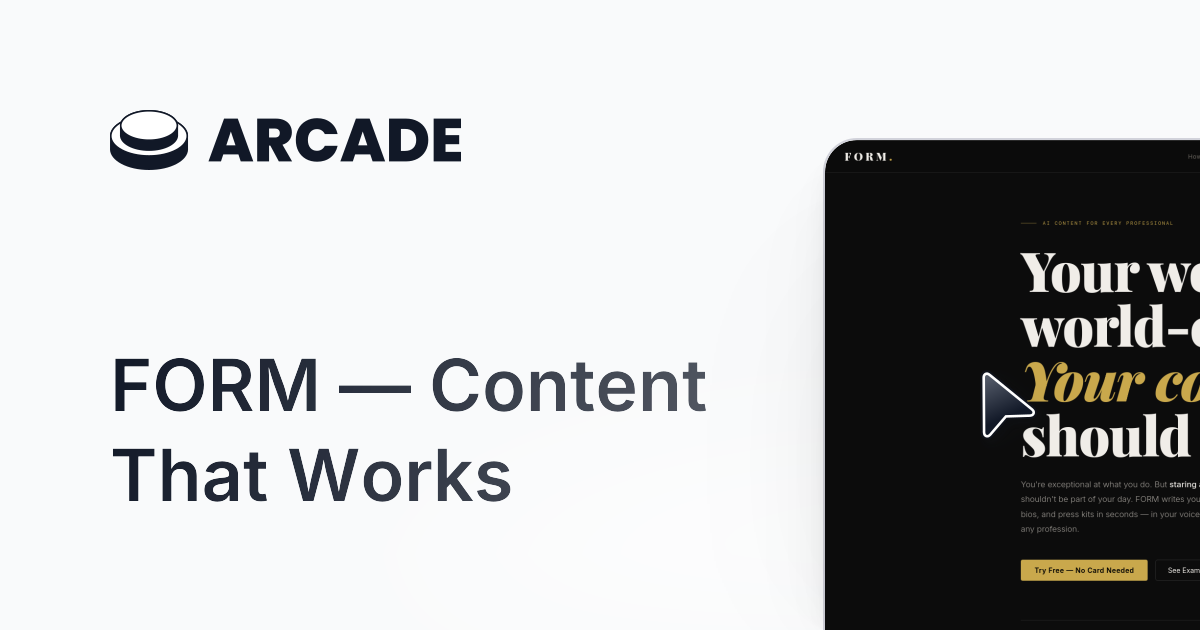 FORM — Content That Works gallery image