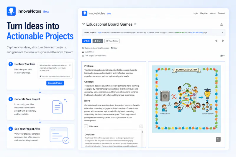 InnovaNotes screenshot 2
