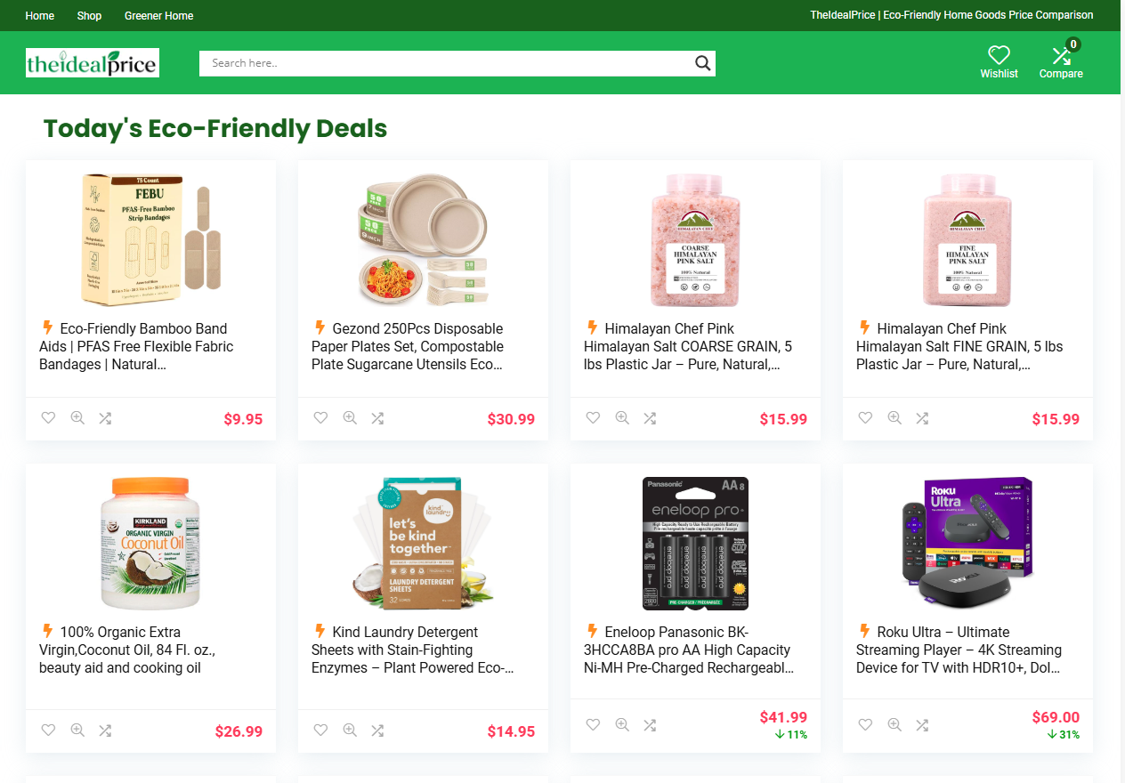 TheIdealPrice | Eco-Friendly Home Goods  gallery image