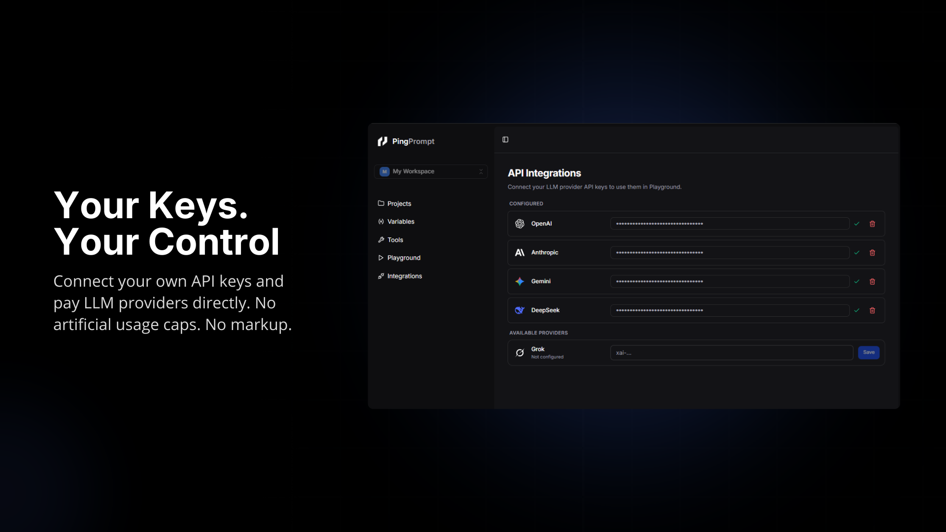 PingPrompt - Screenshot 5 showing product features and functionality