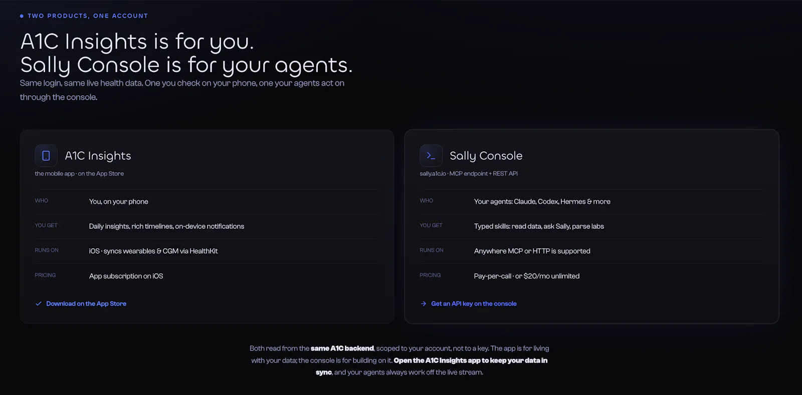 A1C Console screenshot 5