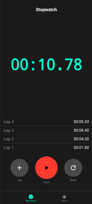 STOP CLOCK & TIMER - Main product screenshot demonstrating key features and user interface