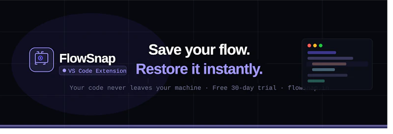 FlowSnap — Never Lose Your Dev Flow screenshot 1