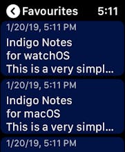 Indigo Notes for Apple Watch gallery image