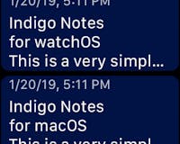 Indigo Notes for Apple Watch media 1