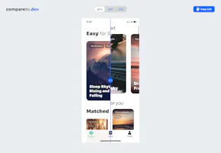 Compare to Dev gallery image