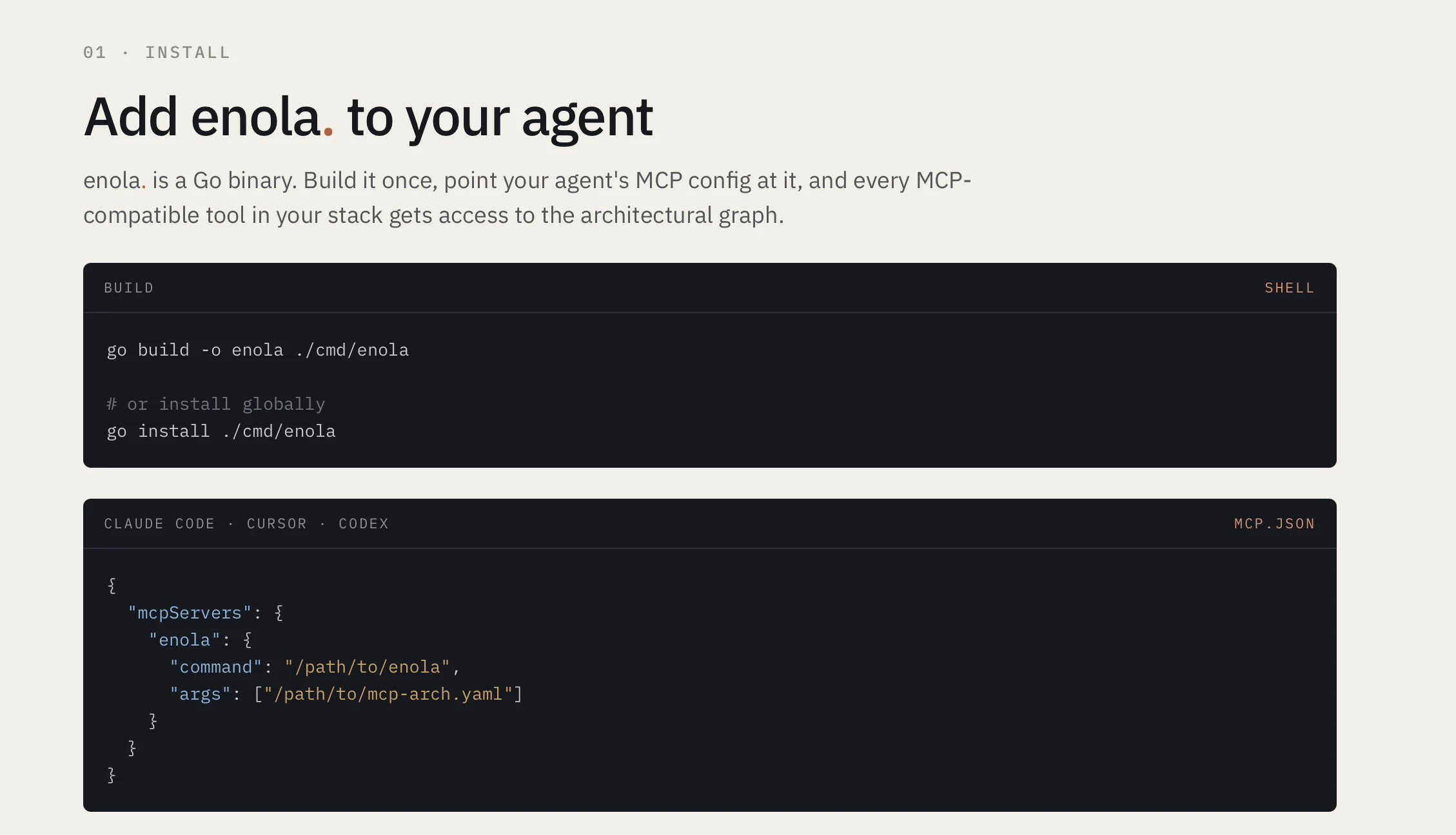 Enola. Open Source Launch screenshot 1