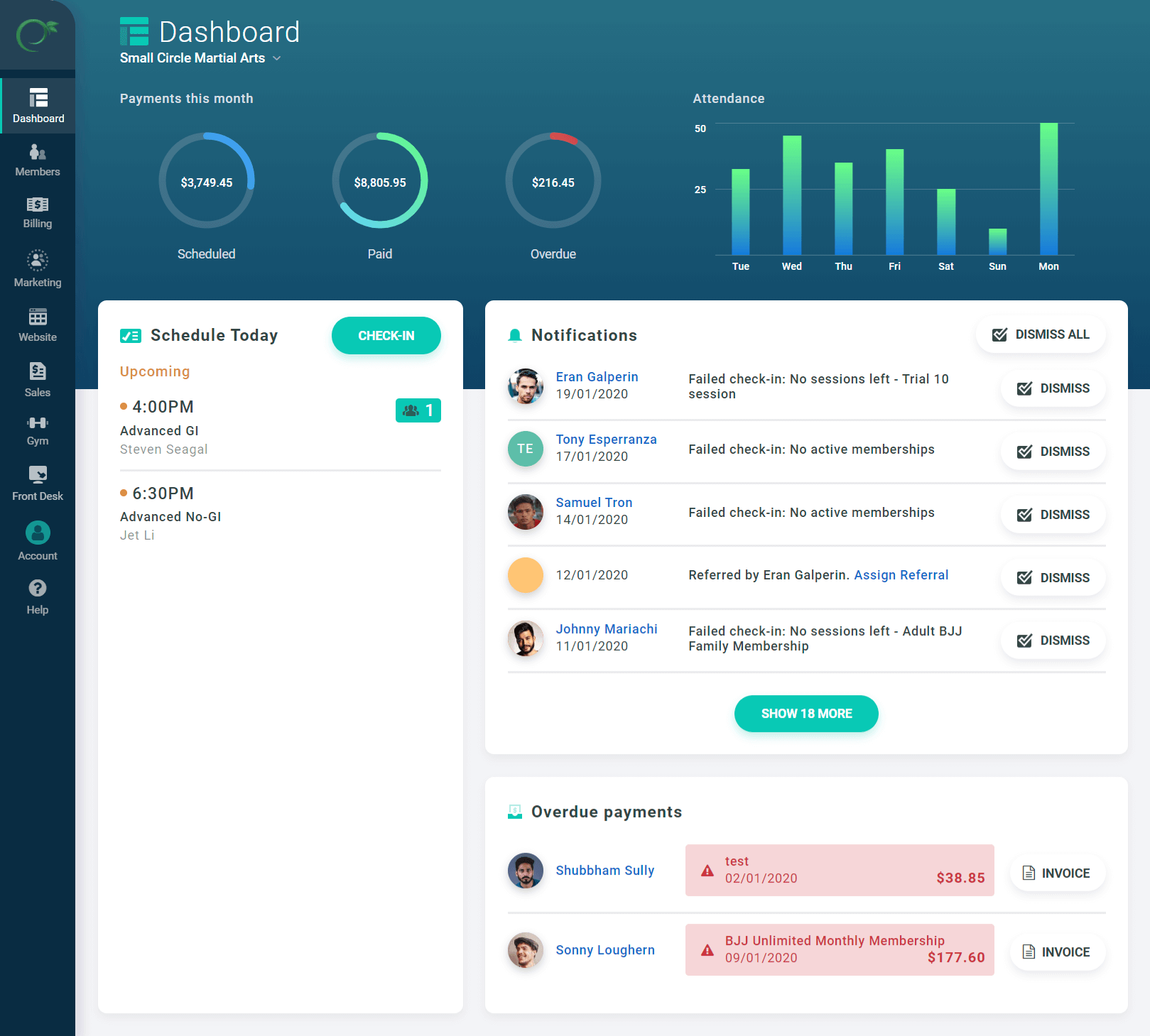 Gymdesk gallery image