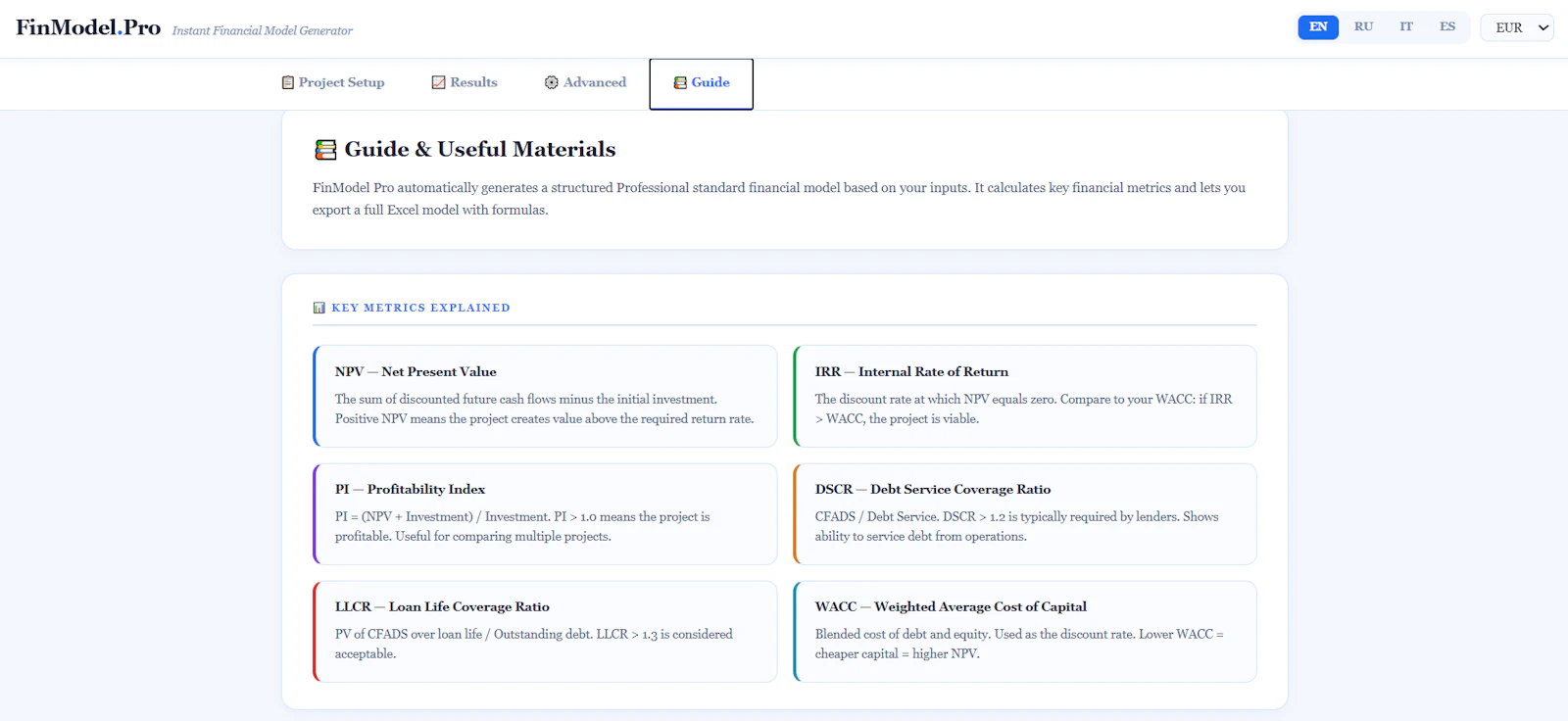 FinModel Pro screenshot 7