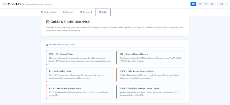 FinModel Pro screenshot 7