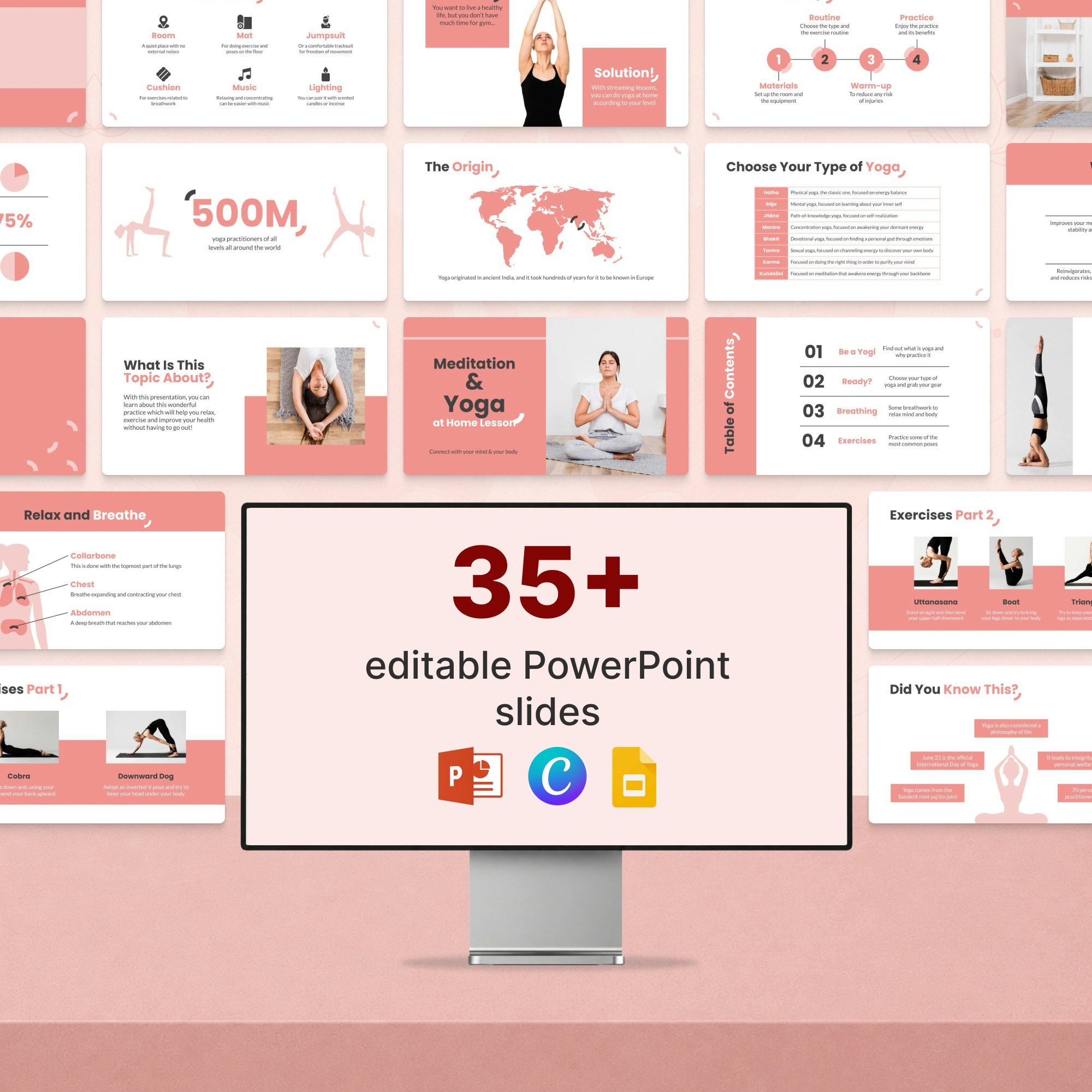 Yoga Day Canva Templates