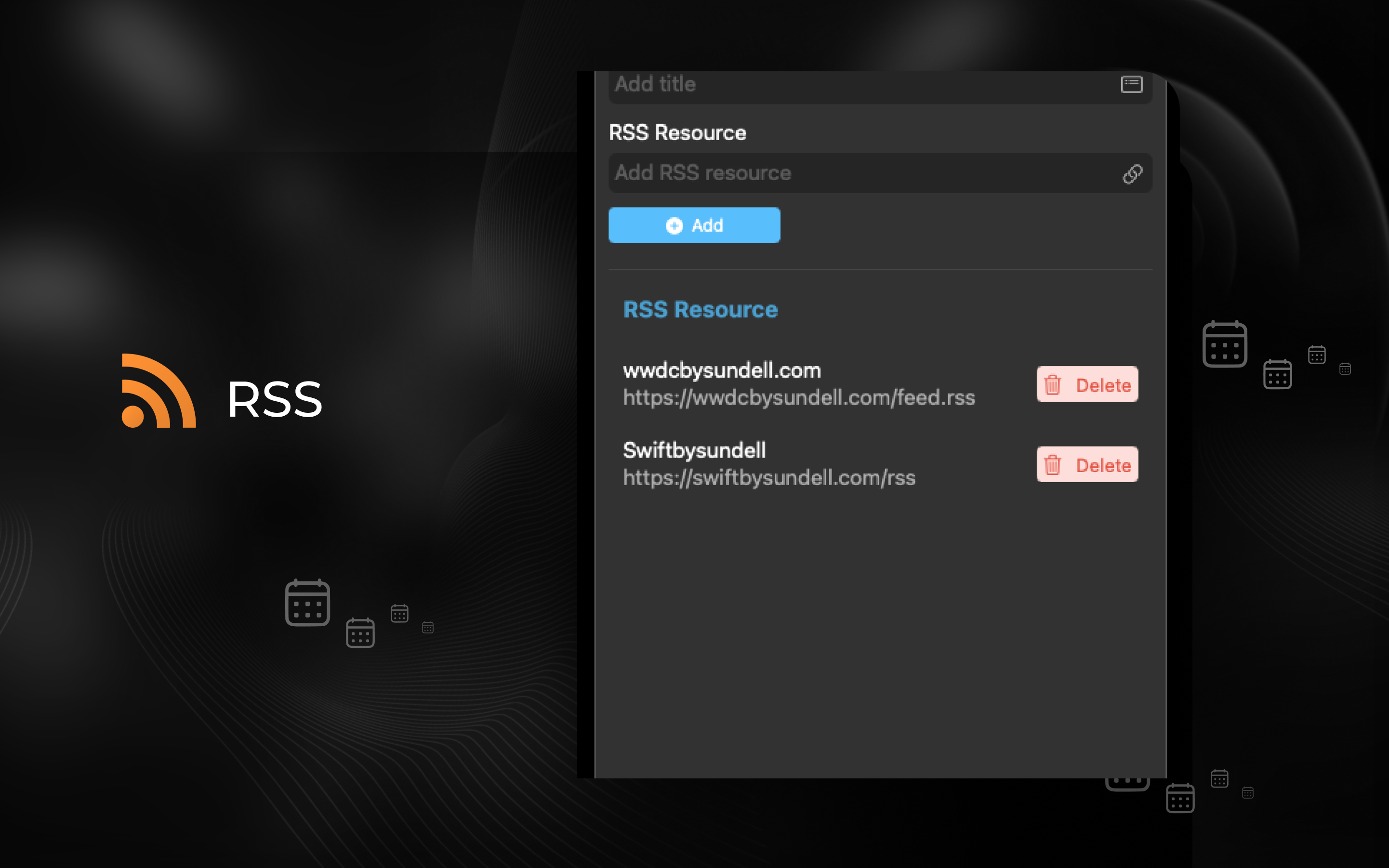 Mitup - RSS, Lesezeichen, Applecalendar, Applereminder Medien 3