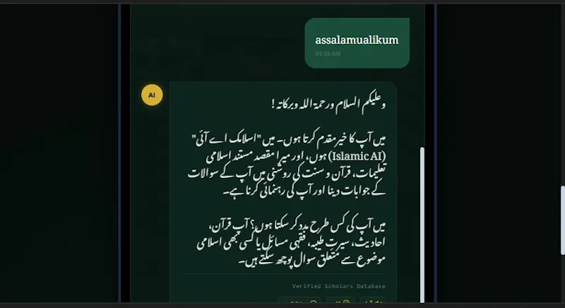 Islamic AI screenshot 3