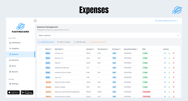 Fastrecord gallery image