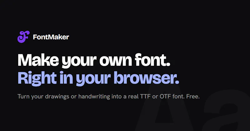 FontMaker screenshot 2